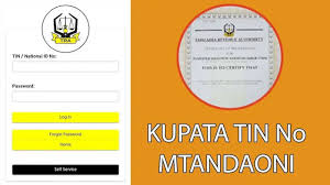 Weka Booking ya kupata Huduma ya Maombi ya TIN Number